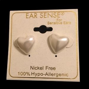 Ear Sense Nickel Free Hypoallergenic Heart Fashion Earrings